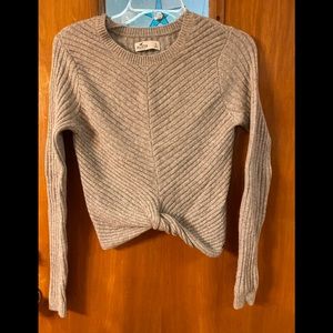 Hollister Cropped Ribbed Sweater Size S